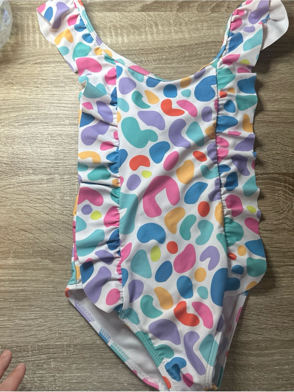 Marie Nicole Boutique Printed Spot Girls Swimsuit Size 4XL 14/16 - Picture 4 of 9